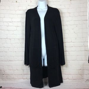 Chicos travelers Pockets! long open front cardigan